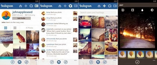 تحميل برنامج Instagram  لهواتف ويندوز فون 8 مجانا