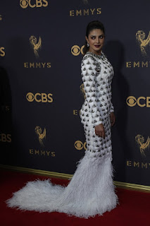 Priyanka Chopra at the 2017 Primetime Emmy Awards