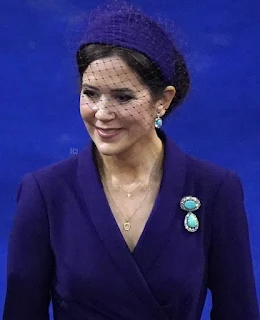 Crown Princess Mary wears turquoise jewelry