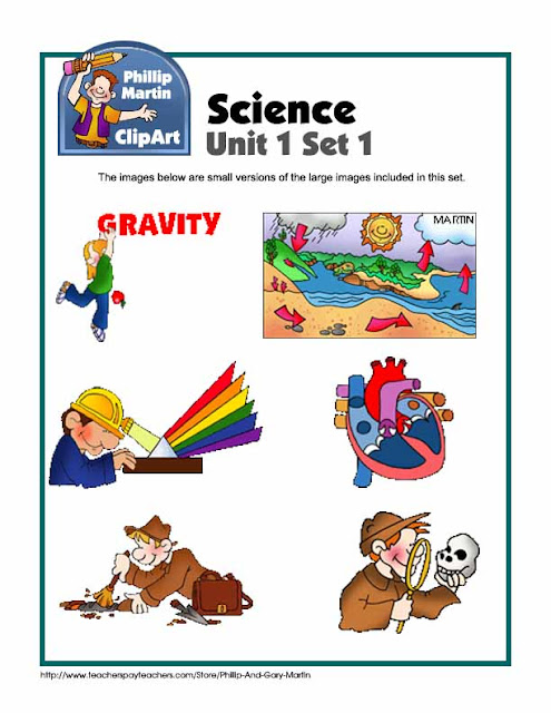 Science Clip Art Unit 1 Set 1