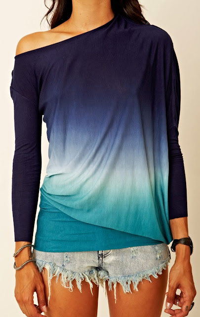 Ombre Ocean Blue Shirt