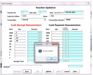 Automatic Cash Management for Customer Service Point CSP | Mini bank Management Application in Excel VBA