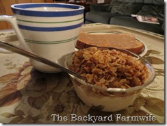orange cardamom granola - The Backyard Farmwife