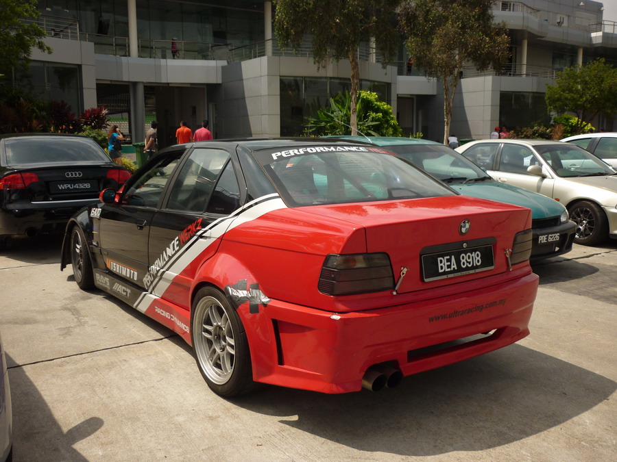 BMW E36 tuned as a race car spotted during Time To Attack Round 3