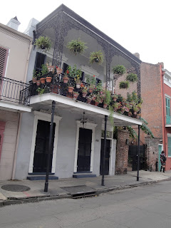 A beautiful balcony in the French Quarter.