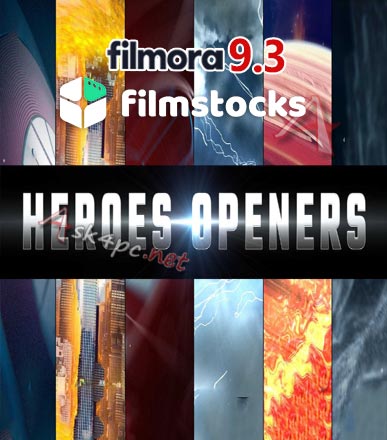 Filmstocks Heroes Openers Pack | Filmora 9.3  