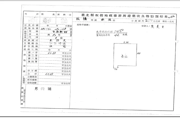 自強新村法拍屋．板橋區自強新村92巷8號1樓．位於新北市