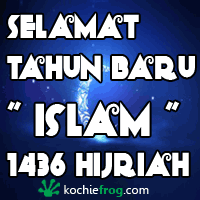 DP BBM Ucapan Selamat Tahun Baru Islam 1436 Hijriah