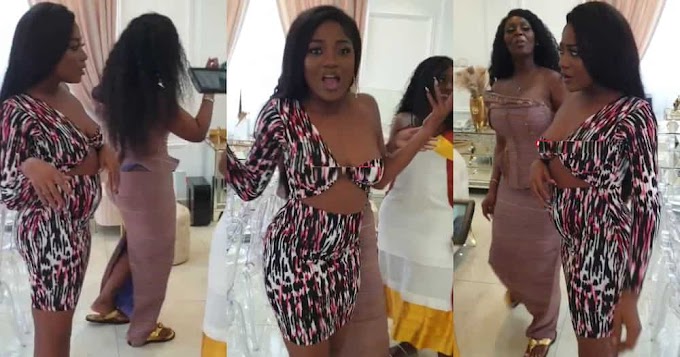 FANS SPARK WILD SPECULATIONS AS EFYA WAS SPORTED IN A VIDEO WITH BLOATED STOMACH 