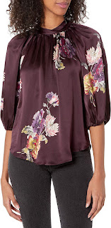 3/4 Sleeve Women's Shirts Blouses Tops