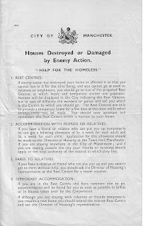 Houses destroyed,Manchester Town Clerk's Department,Second World War, World War Two, World War 2, WWII, WW2, History, Home Front, Manchester, Blitz, Air raid, Evacuation