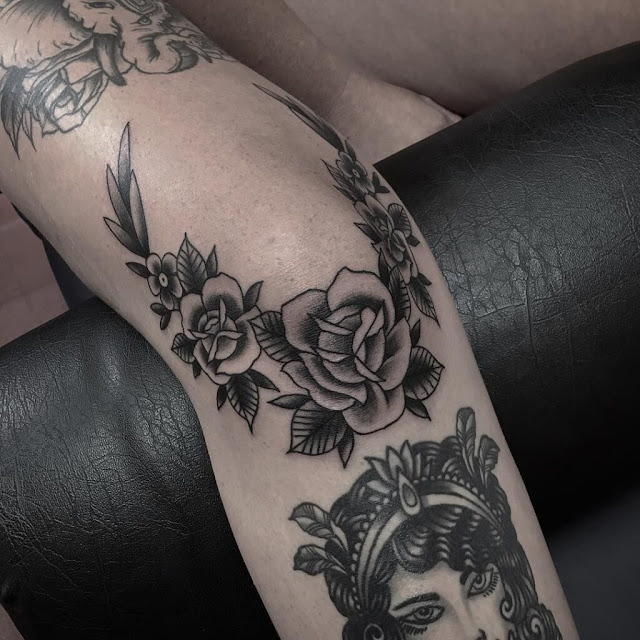 38 tatuagens femininas que ficam muito bem nos joelhos