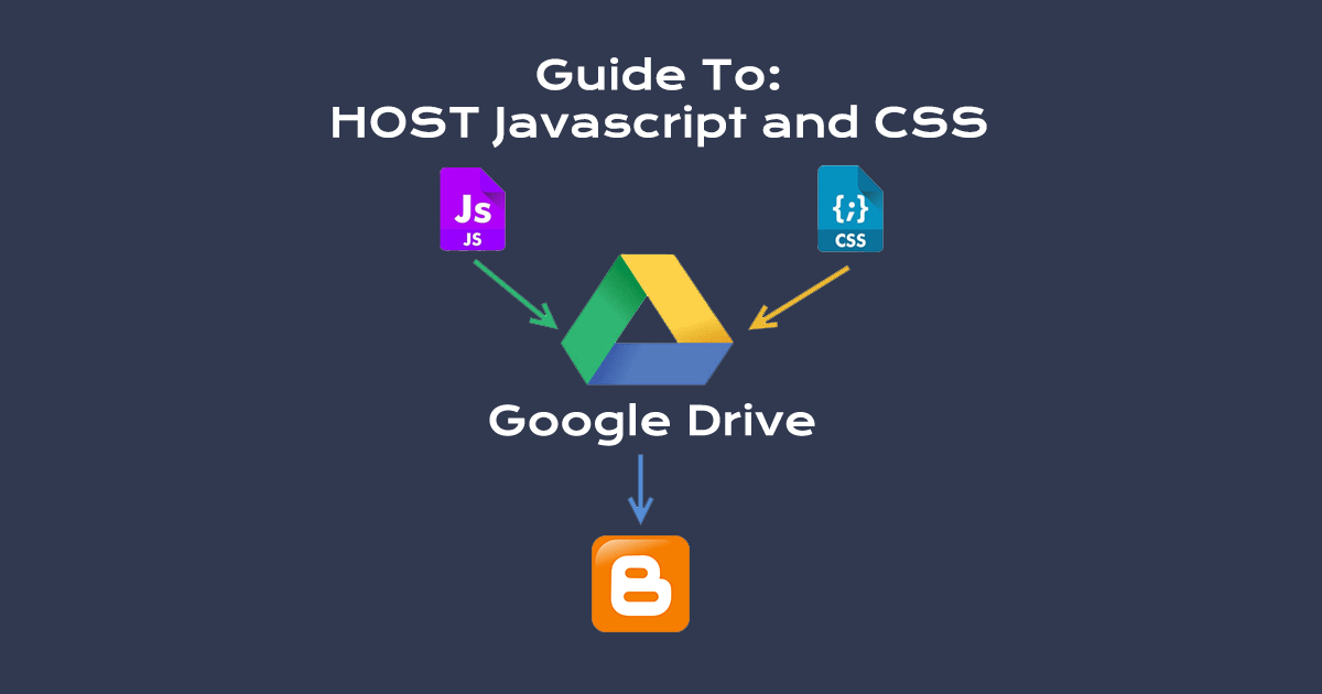 host js css to google drive