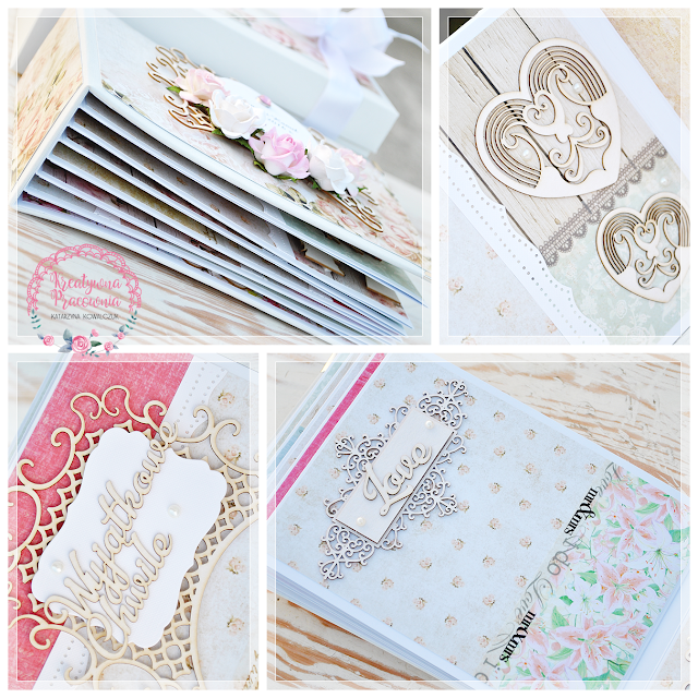 album ślubny jak książka scrapbooking