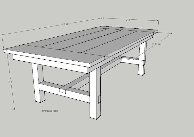 55+ Farmhouse Table Plans Pdf