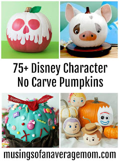 Disney No Carve Pumpkins