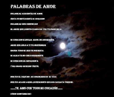 palabras de amor. PALABRAS DE AMOR