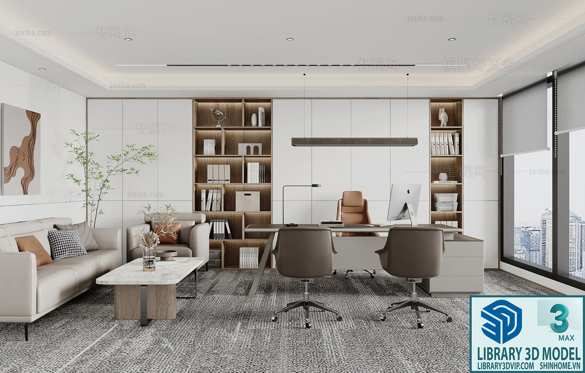Thư viện sketchup văn phòng