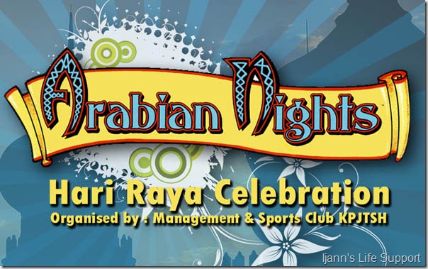 "Arabian Night" backdrop.