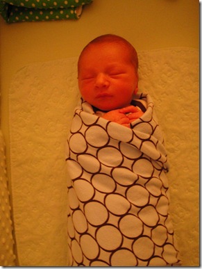 5.  Swaddled up