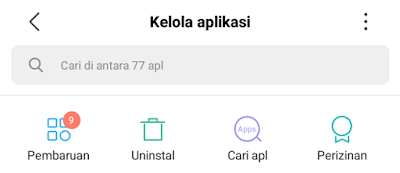 kelola aplikasi