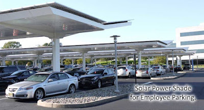 solar canopy to make shade in a parking lot AND electricity - gvan42