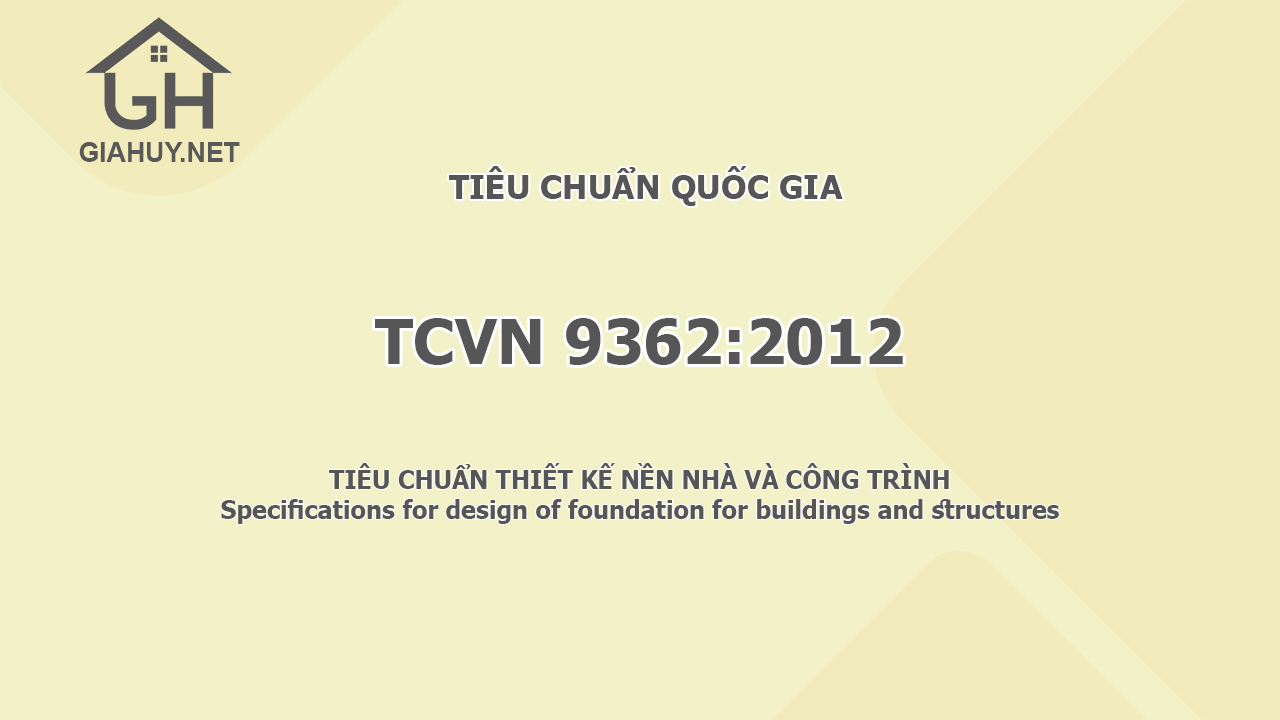 Tiêu chuẩn Việt Nam TCVN 9362:2012