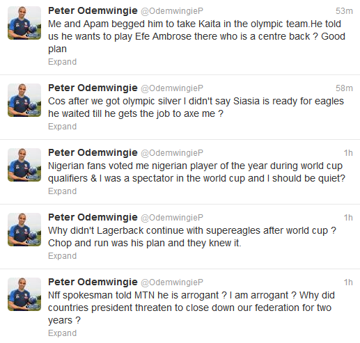 Osaze Odemwingie Bares His Mind On Twitter About His Exclusion From Super Eagles Squad 