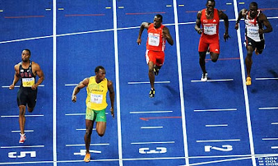 A chance for Usain Bolt is still alive to repeat as the gold medalist in the men's 100 meters after qualifying for the final at the London Summer Olympics.