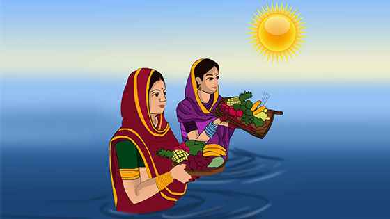 chhath puja pictures