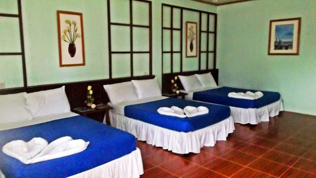 the most elegantly and formally provided dormitory room we have ever seen at EWP Island Beach Resort in San Antonio, Dalupiri Island, Northern Samar