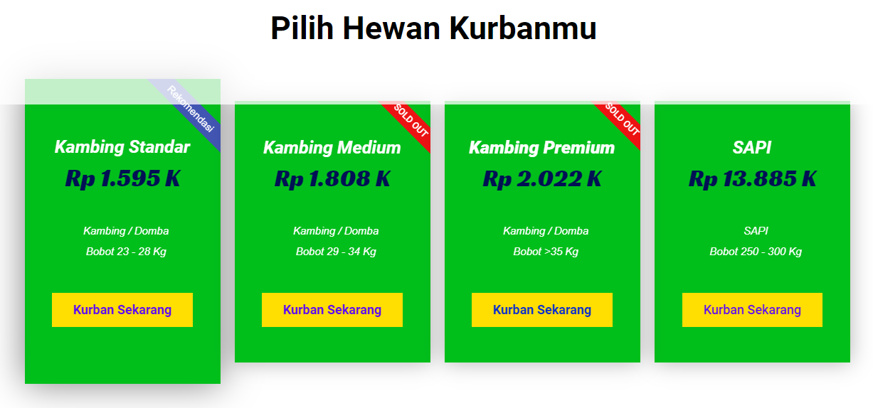 kurban online amanah dan terpercaya