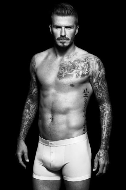 David Beckham na campanha de cuecas da H&M (foto: divulgação)