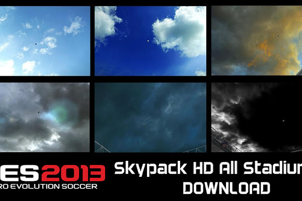 باتش تغيير السماء لتصبح واقعية جدا HD لجميع الملاعب لـ PES 2013