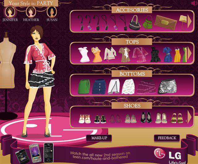 clothing games online