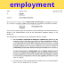 Sample of letter of employment contract basis | word