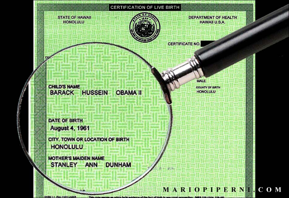 white house obama birth certificate. The White House released