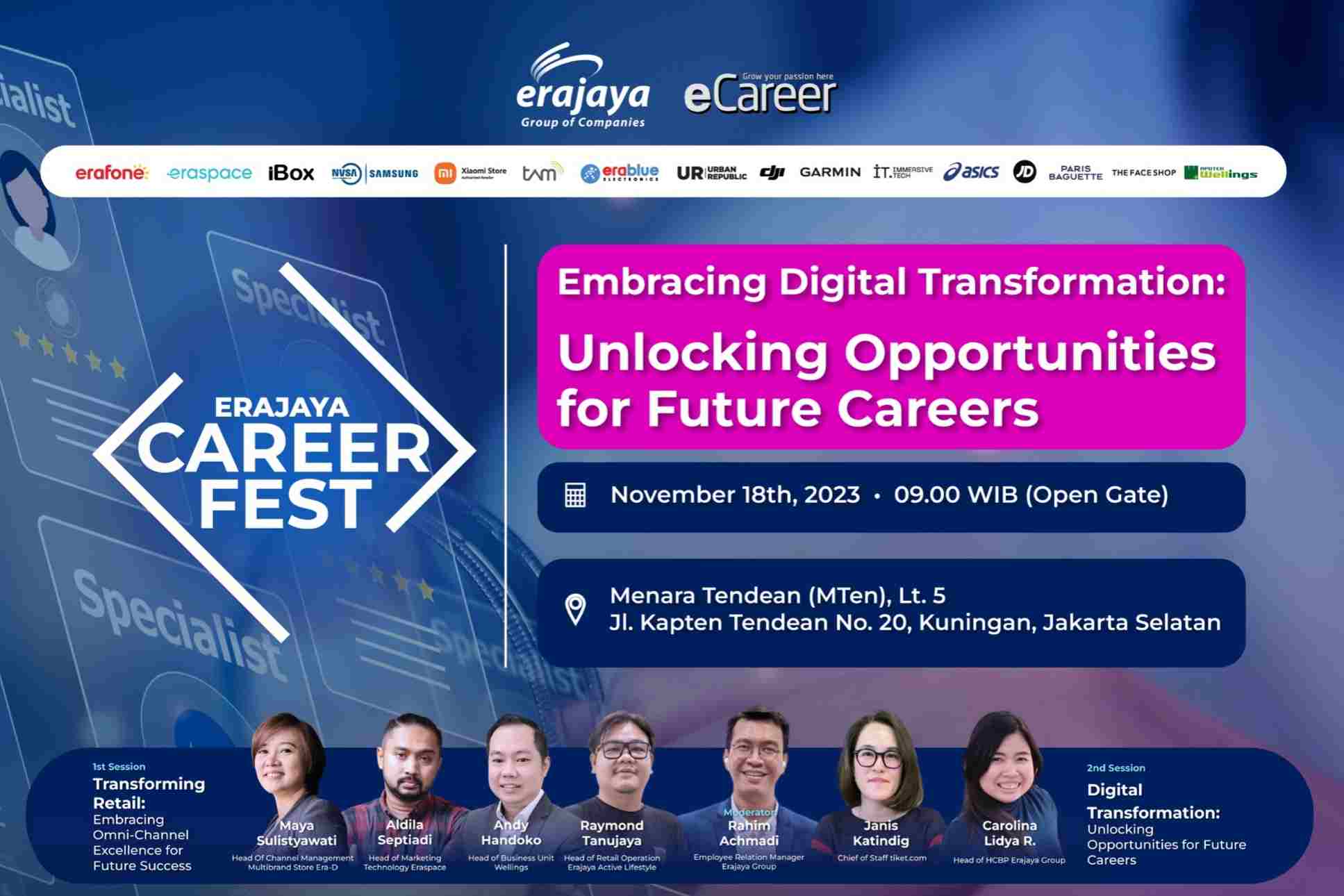 Erajaya Career Fest 18 November 2023