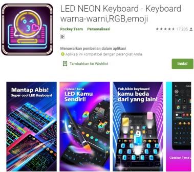 LED NEON Keyboard