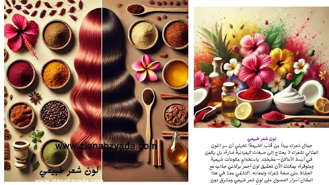 لون شعرك الطبيعي: كيفية الحصول على لون بركاني رائع من مطبخك