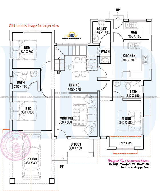 Blueprint floor plan