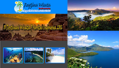 10 Destinasi Wisata Prioritas Indonesia 2016 