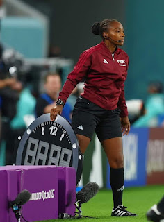 Rwanda's Salima Mukansanga has become the first African female Referee to officiate a FIFA World Cup game as a Fourth Official.