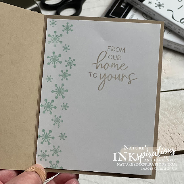 Christmas Scottie Christmas card (inside) | Nature's INKspirations by Angie McKenzie