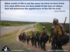 What counts in life is not the mere fact that we have lived. It is what difference we have made to the lives of others that will determine the significance of the life we lead. –Nelson Mandela 