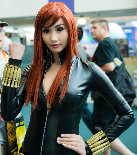 hot and sexy alodia gosiengfiao as black widow cosplay 02