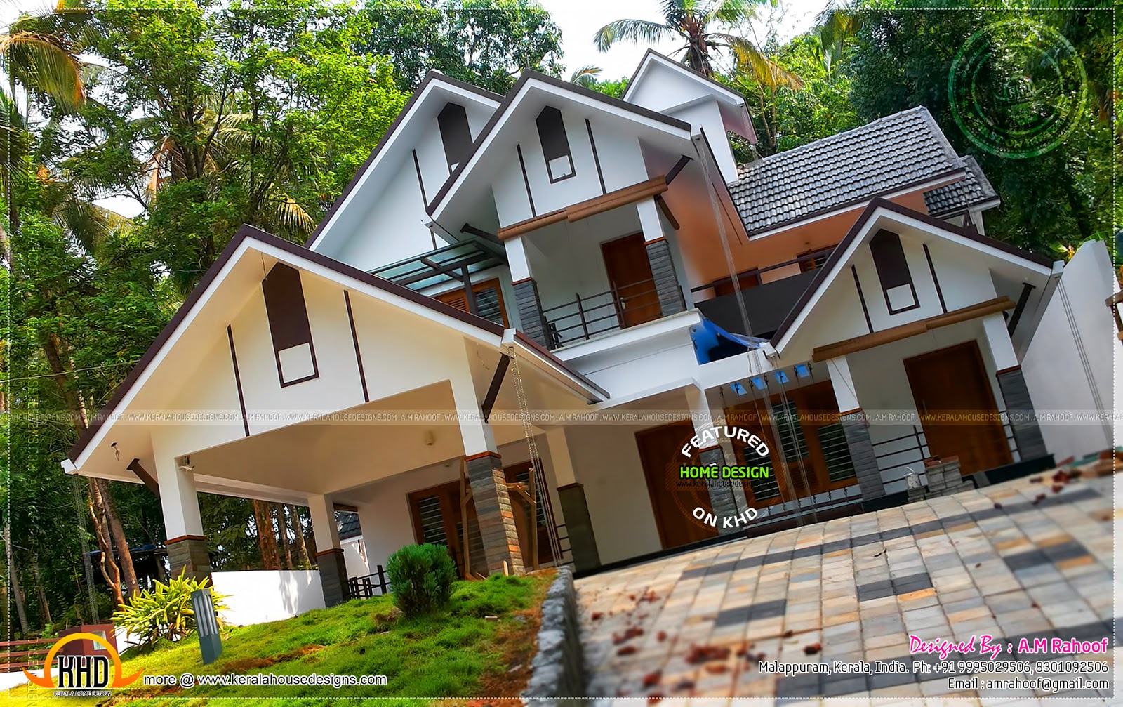 Building new house  Kerala  home  design and floor plans 