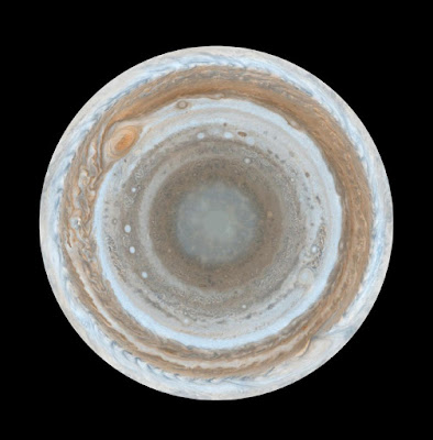 Southern pole of Jupiter: