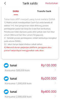 Cara Tukar Koin Cashzine Dengan Dana