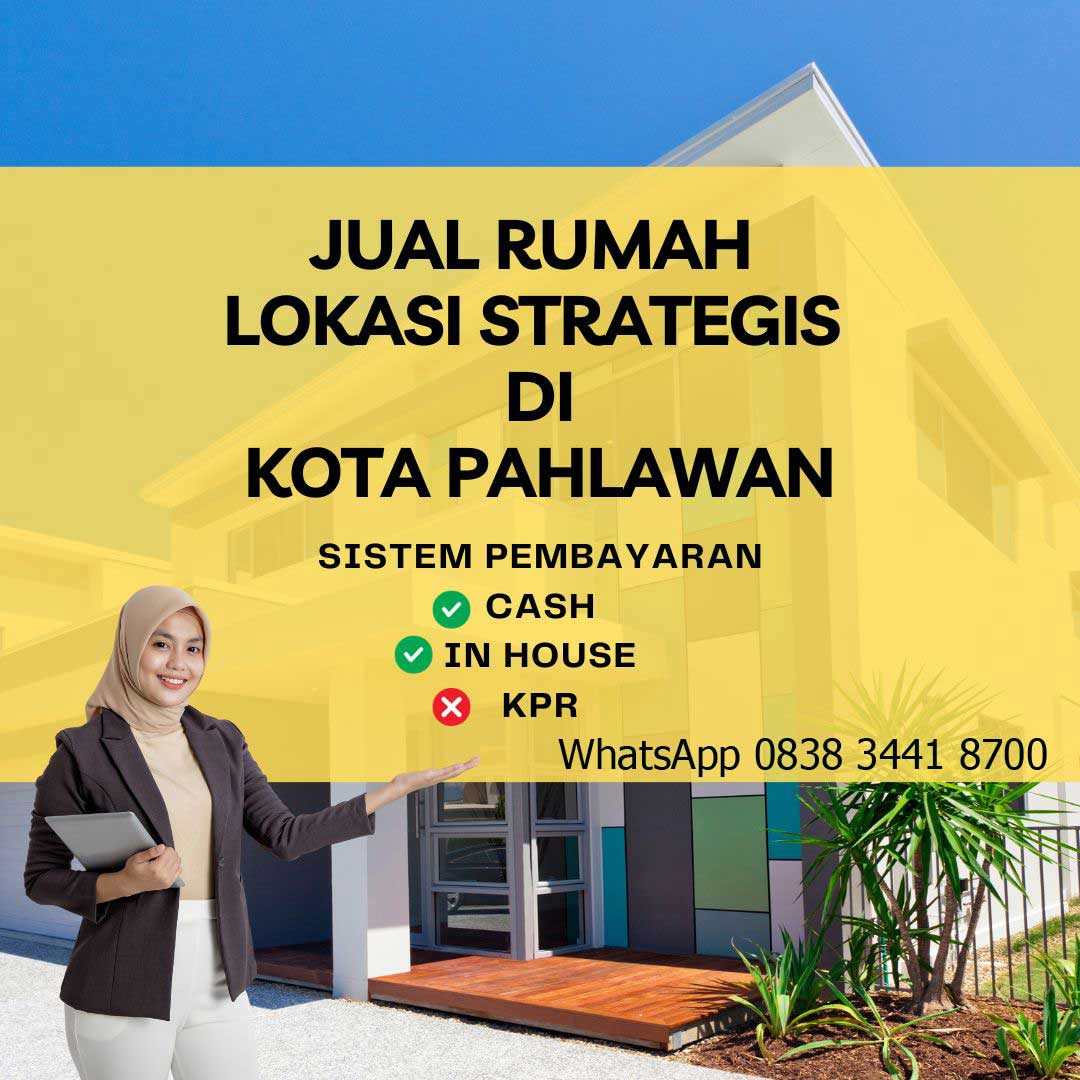 Jual Rumah Pembayaran In House Surabaya Tenggilis